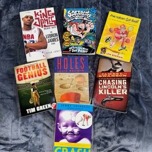Lot of 7 Young Adult/Middle Grade Paperback Books - Mixed Titles